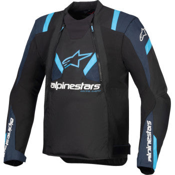 ALPINESTARS T-Stunt Air Jacket - Black/Dark Blue/Blithe Blue - Small 3301825-1386-S