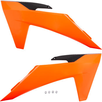 UFO-Kühlerabdeckungen - Fluoreszierendes Orange KTM SX/SXF 2023 KT05011-FFLU 