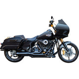 S&S CYCLE  2-into-1 Qualifier Exhaust System - 49-State - Black 550-1110