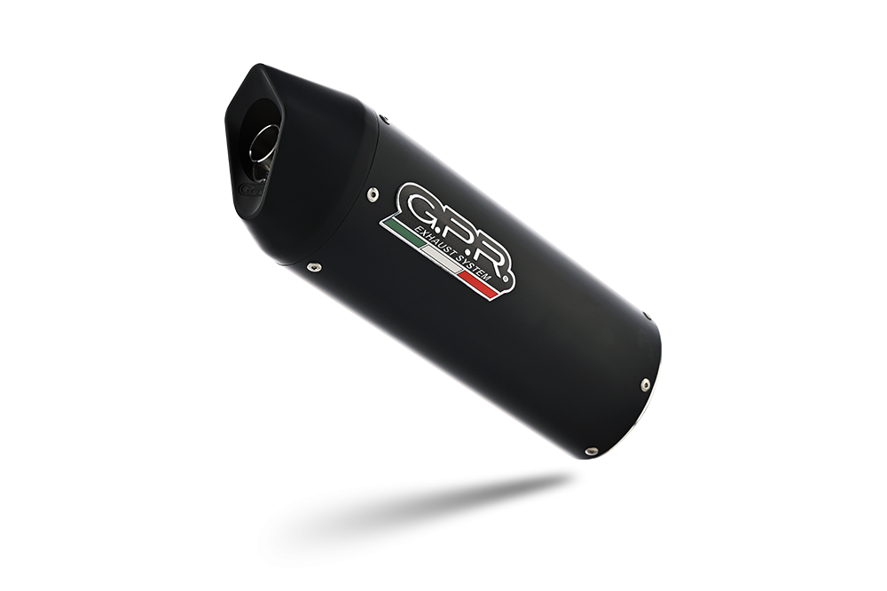 Honda CRF450R CRF450RX 2002 Exhaust, GPR Furore Nero Slip-on with Removable DB Killer, Link Pipe