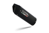 Honda CRF450R CRF450RX 2002 Exhaust, GPR Furore Nero Slip-on with Removable DB Killer, Link Pipe