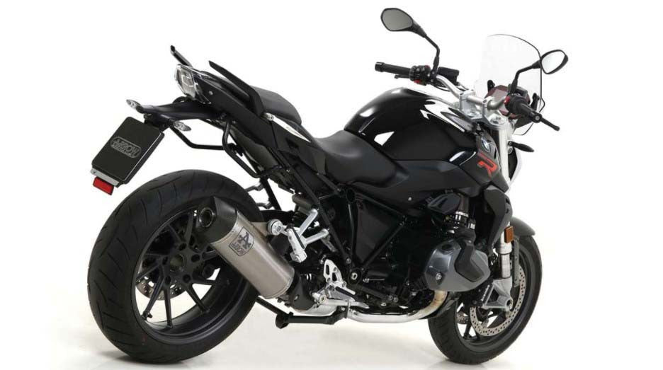 71925PK Arrow Maxi Race-Tech Slip-on Exhaust, Titanium for BMW R1250R/RS 19-20