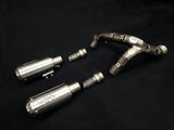 Vandemon  Ducati Panigale 1199, 1199S, 1299S, 1299 SP & R  2011-18 Titanium High Mount Exhaust System DUC129TIEXHMESA VA-36