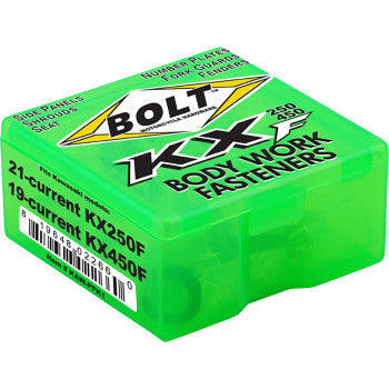 BOLT Body Work Fastener Kit - '19-'25 Kawasaki KX250/450/F KAW-PFK1