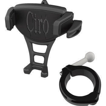 CIRO Phone Holder - Constrictor - Black - Black 1-1/2" Handlebar Mount 50357