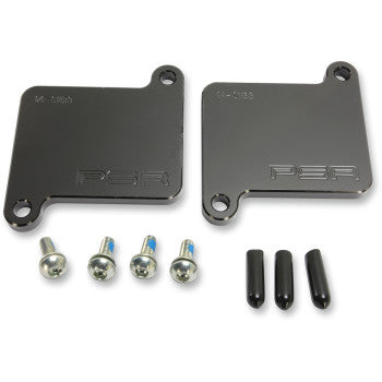 POWERSTANDS RACING Block Off Plate - Black Ninja ZX-12R 1998-2002 04-01352-22