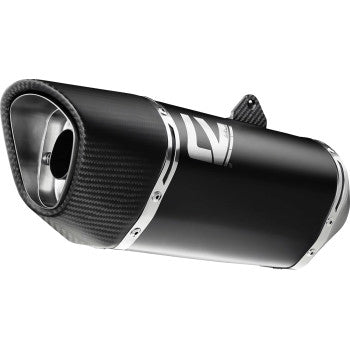 LEOVINCE LV-14 R Slip-On Muffler - Black Edition - Z/Ninja 400/500 2024  15607BU