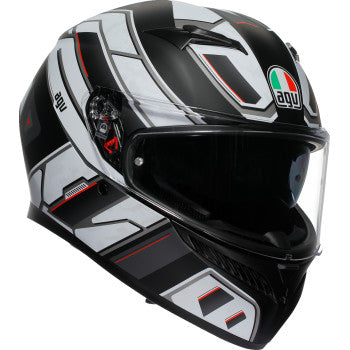 AGV K3 Helmet - Rivia - Matte Black/White - Medium 2118381004-019-M