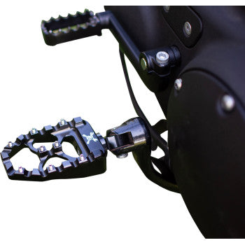 BURLY BRAND MX Evolution Driver Pegs - Black - Sportster/Dyna B13-1015B