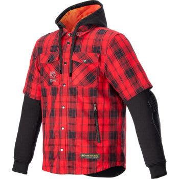 ALPINESTARS MSE Tartan Jacket - Red/Black - 2XL 4300424-3136-2X