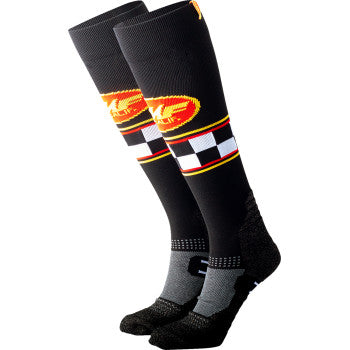 FMF Riding Last Lap Socks - Black - One Size SP22194910 3431-0738