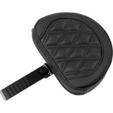 SADDLEMEN Roadsofa™ Extended Reach Seat - with Backrest - Carbon Fiber - Lattice Stitch - FLTR/FLHX '23-'24 823-07-207B0