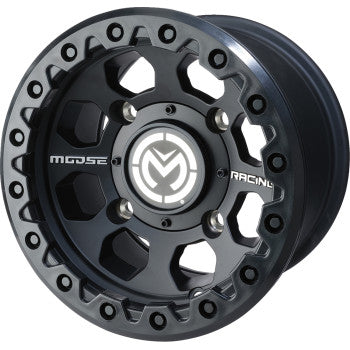 MOOSE UTILITY Wheel - 23X - Rear - Black - 12x8 - 4/156 - 4+4 23MO128156SB4