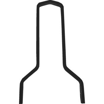 DRAG SPECIALTIES Square Sissy Bar - Tall - Black - 11"W 1501-0780