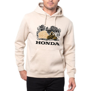 HONDA APPAREL Honda Heritage Goldwing Hoodie - Tan - Small  LEM25S-M51-S
