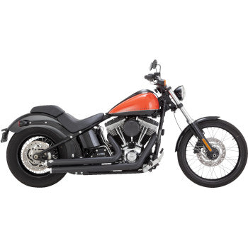 VANCE &amp; HINES Big Shots Staggered Auspuffsystem - Mattschwarz 47959 