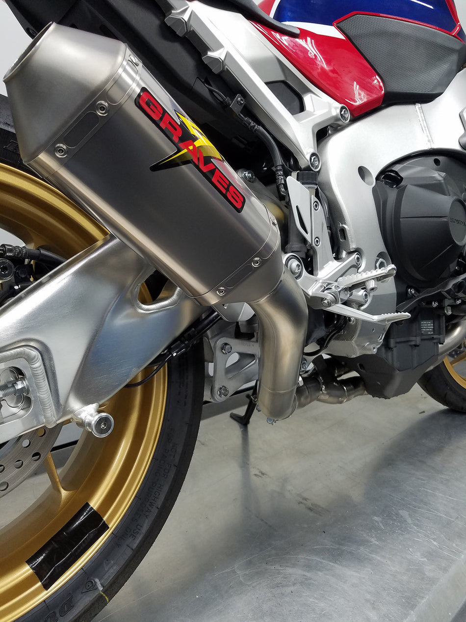 Graves Motorsports Volltitan-Auspuffanlage für CBR1000RR 2017 - 2024 EXH-17CB1-FTT