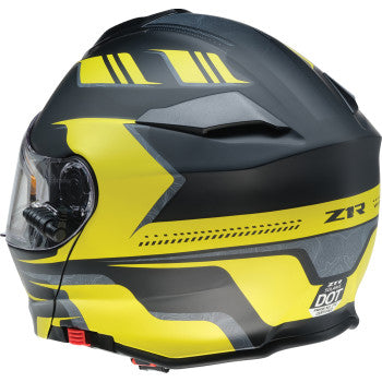 Z1R Solaris 2.0 Helmet - First Tracks - Electric - Dual Pane - Black/Hi-Viz - XS 0120-0837