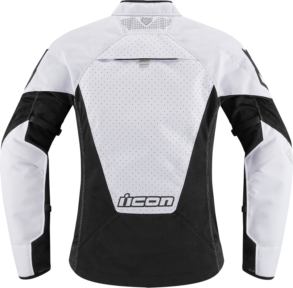 ICON Women's Mesh™ AF Jacket - White/Black - 3XL 2822-1496