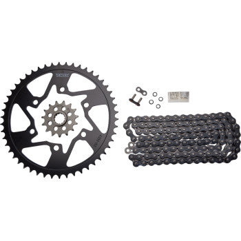 Kit de cadena de acero VORTEX - Negro CK6317 