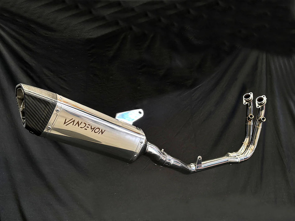 Vandemon CFMOTO 450MT Adventure Stainless Steel Exhaust System CFMOTO450MTSSEXHC