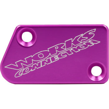 WORKS CONNECTION Front Brake Cap - Purple - Yamaha 21-P032