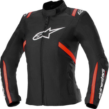 ALPINESTARS Stella T-SPS v2 WP Jacket - Black/White/Red Fluo - XS 3210225-1231-XS