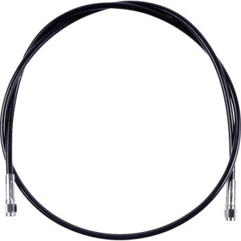 MAGNUM SHIELDING Universal XR Brake Line - 15" - Black w/ Chrome Fittings SSC0500-15