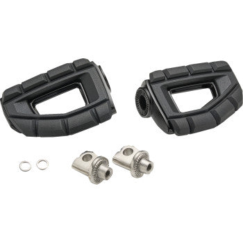 CIRO Chicane™ Footrests - Black 61620