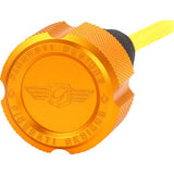FIGURATI Performance Magnetic Oil Dipstick - Knurled - Gold - '07-'16 Touring/Trike DESIGNS FDP01-TCKN-G