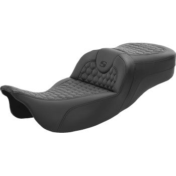 SADDLEMEN RoadSofa™ Seat - Honeycomb - Extended Reach - FL '08-'23 808-07B-190