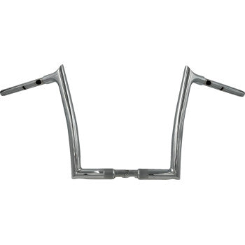 FAT BAGGERS 1-1/4" EZ Install Pointed Top Handlebar - 12" - Chrome  Glide    948012