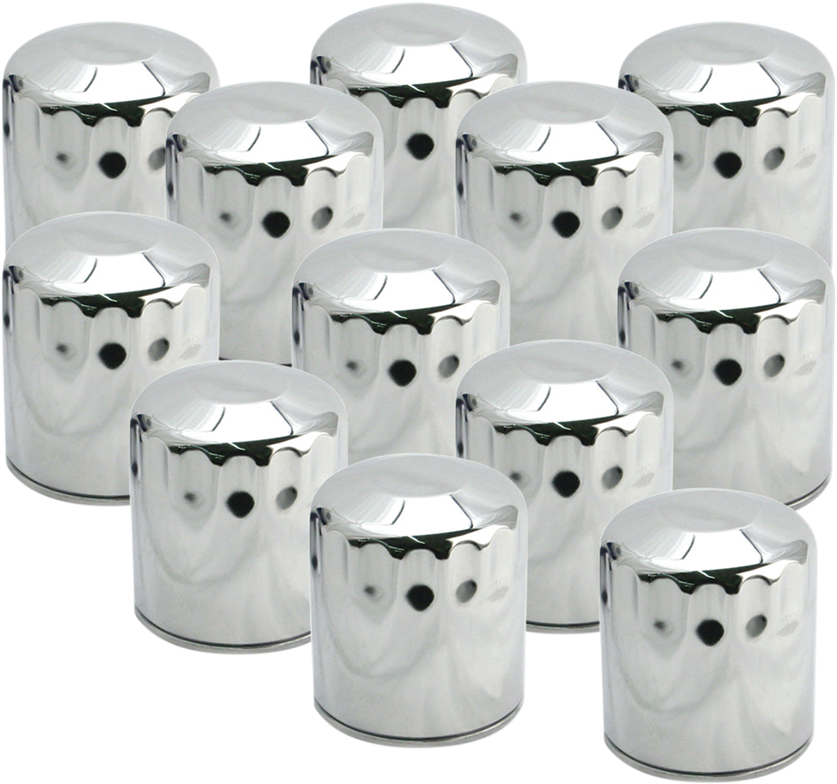 S&amp;S CYCLE Ölfilter - Chrom - 12er-Pack 310-0242