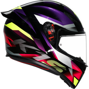 AGV K1 S Helmet - Fastlap - Black/Purple/Pink - Medium 2118394003-065-M