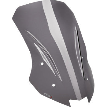 PUIG HI-TECH PARTS Touring Windscreen - Dark Smoke - KLR 650 21393F