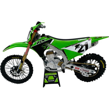 New Ray Toys Kawasaki Team KX450F - Jason Anderson - 1:12 Scale 58413