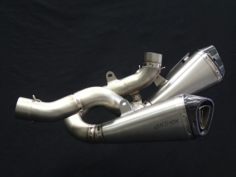 Vandemon  Ducati Panigale V4 All Titanium Slip-On 2023-24 On DUCV4SFTIMUFLMB