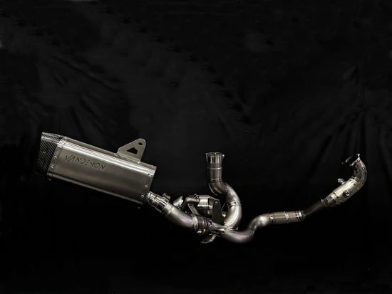 Vandemon Ducati Multistrada V2 950 Bimodal Stealth Titanium Exhaust System DUCV2MTSTIEXHWVA