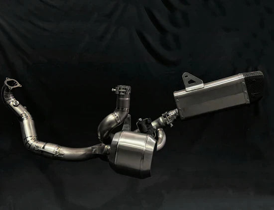 Vandemon Ducati Multistrada V2 950 Bimodal Stealth Titanium Exhaust System DUCV2MTSTIEXHWVA VA-115