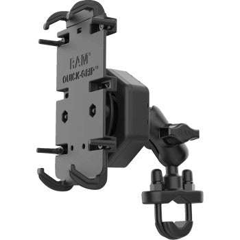 RAM MOUNTS Phone Mount - Quick Grip™ - Vibe Safe - U-Bolt Base RAM-B-149Z-A-PD4-462