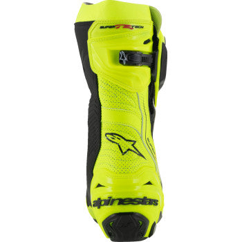ALPINESTARS Supertech R Vented Boots - Fluorescent Yellow/Black - US 7.5 / EU 41 2220121-551-41