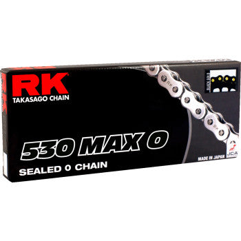 RK 530 Max O - Drive Chain - 120 Links - Black/Gold 530MAXO-120-BG