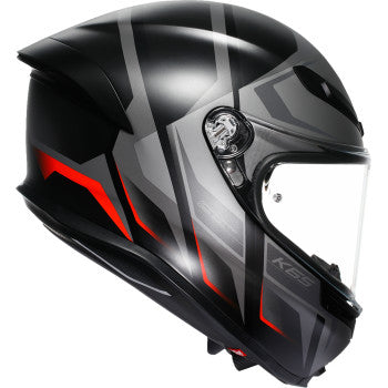 AGV K6 S Helmet - Karve - Matte Black/Gray/Red - XL 2118395002-024-XL