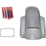 PAUL YAFFE BAGGER NATION Short Rear Fender - Sport - With Chrome Plate Frame - 3 Sets of Thunder Bolts RF-SS-3-THNDR-BLT-C