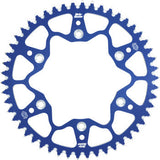 MOTO-MASTER 7075 Aluminum Rear Sprocket - 46 Tooth - Blue - Suzuki/Yamaha 620042446