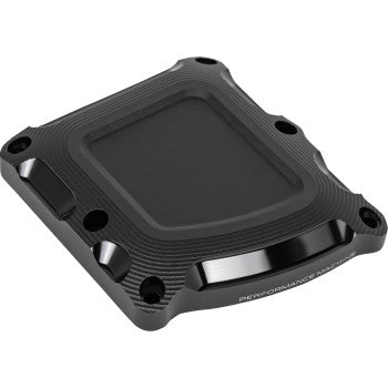 PERFORMANCE MACHINE (PM) Race Series Transmission Cover - Black Ops - M8  0203-2021-SMB