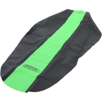 SDG Pleated Seat Cover - Green Top/Black Sides 96341GK