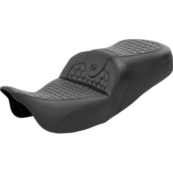 SADDLEMEN RoadSofa™ Seat - Honeycomb - without Backrest - FL '08-'23 808-07B-189