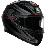 AGV K3 Helmet - Syth - Black/Red - Small 2118381004-021-S
