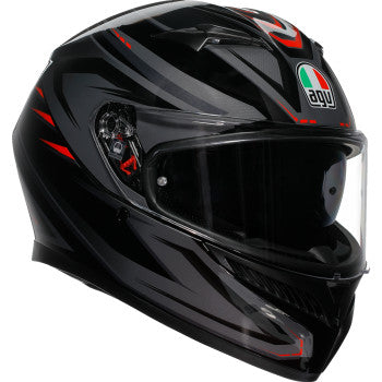 AGV K3 Helmet - Syth - Black/Red - Large 2118381004-021-L